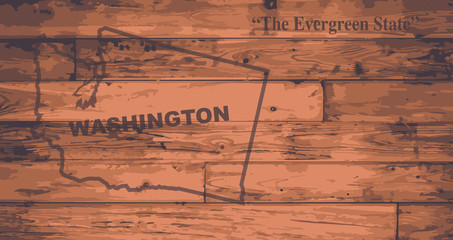 Washington Map Brand