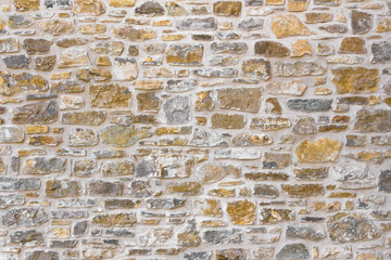 Antique natural stone wall