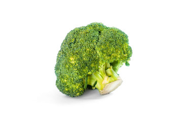 Fresh green Broccoli. Isolated