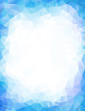 Triangular abstract pastel vector background