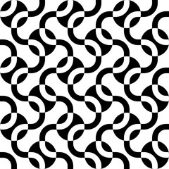Seamless Curved Shape Pattern
