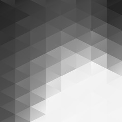 Gray White Grid Mosaic Background, Creative Design Templates