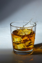 whiskey with ice