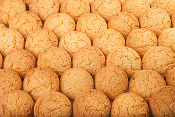 Texture (background) of the cookie in the studio