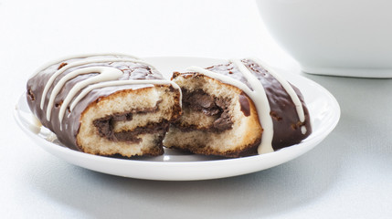 Chocolate swiss roll