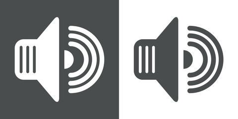 Icono plano volumen #1