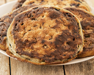 Blueberry Pancake Closeup
