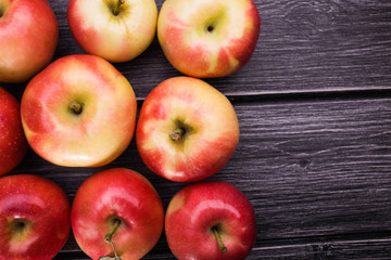 Fresh organic apples