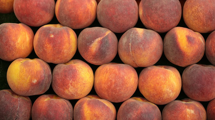 Fresh velvet skin peaches