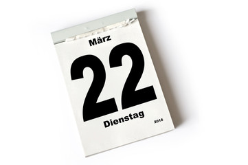 22. März 2016