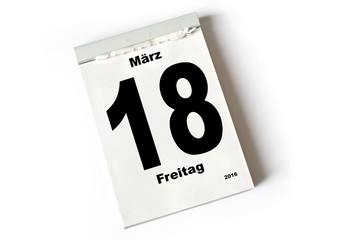 18. März 2016