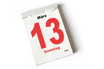13. März 2016