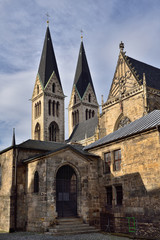 Fototapeta na wymiar Der Dom zu Halberstadt 