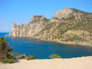 Obraz premium Blue Bay on the Black Sea