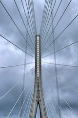 Obraz premium bridge abstract view from below