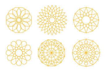 Geometric patterns inspired by the clock on Big Ben in London