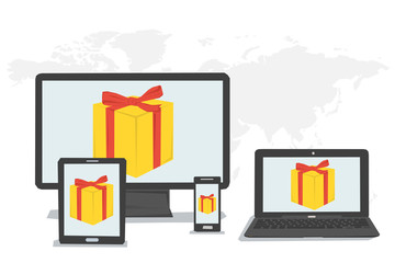Gift boxes, bonus on monitors
