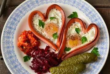 romantic breakfast for two