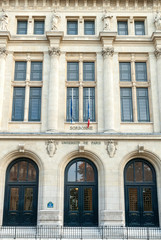Facade of the University of Paris, Sorbonne