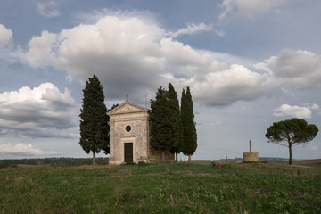 Fototapeta na wymiar The chapel of Our Lady of Vitaleta