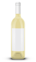 Bouteille de vin blanc 02