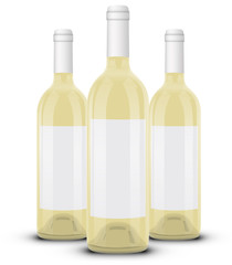 Bouteille de vin blanc 04