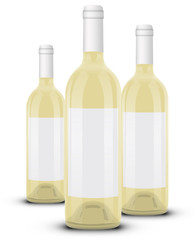 Bouteille de vin blanc 06