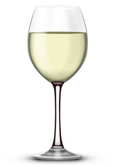 Verre de vin blanc 01