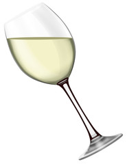 Verre de vin blanc 02