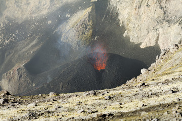 Etna crater summit