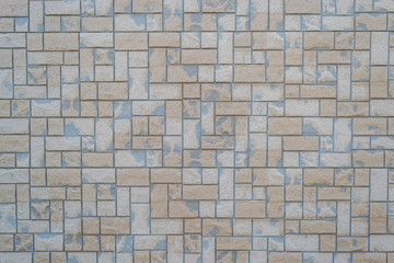 stone bricks wall at home in japan