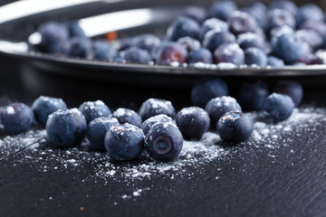 blueberry with sugar