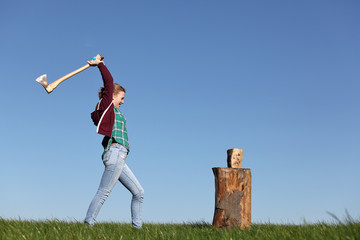 Chop wood