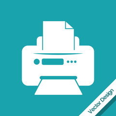 printer icon design 