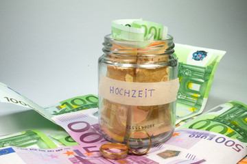 Geld für eine Hochzeit
