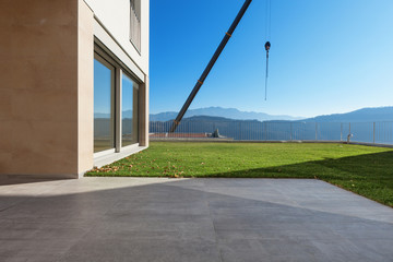 Exterior of a modern building
