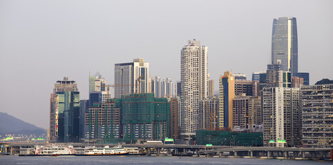 Fototapeta na wymiar Beautiful HongKong cityscape
