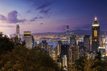 Beautiful HongKong cityscape