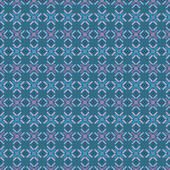 Seamless vector background with colorful Norwegian snowflakes. Print. Repeating background. Cloth design, wallpaper.