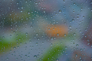 Regen op het raam