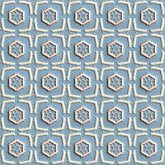 Plastic background tiles