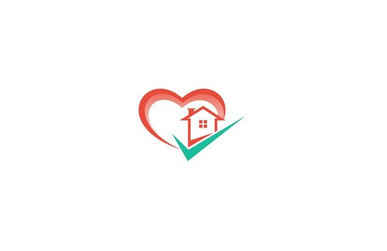 house check heart logo