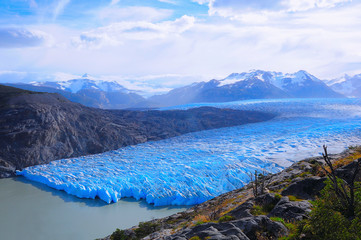 Glacier gris. Parc national Torres del Paine.