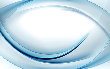 Abstract Blue Wave Design Background