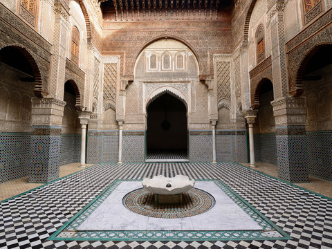 The Al-Qarawiyyin Mosque. Fez, Morocco