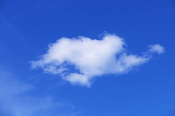 Blue sky and white clouds