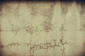 Crack cement wall background.
