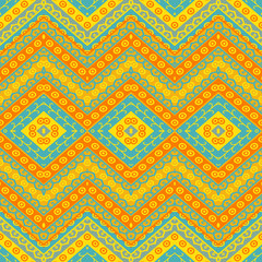 Ethnic zigzag pattern