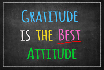 Gratitude is the best attitude on Blackboard