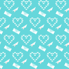 Wedding seamless pattern vintage background